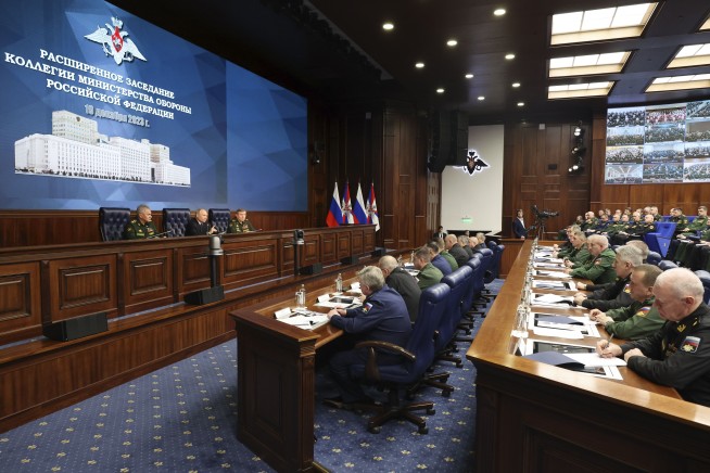 Putin claims Russia's military has the momentum in Ukraine and is poised to meet Moscow's goals