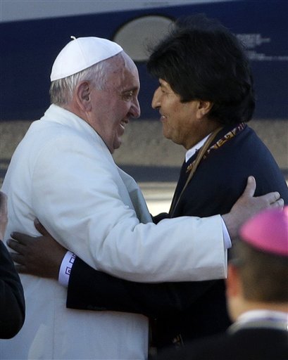Pope to meet with workers, grass-roots groups in Bolivia