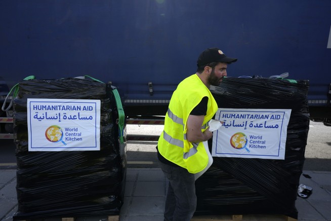 With famine looming, aid group halts food delivery in Gaza after Israeli strike kills 7 workers