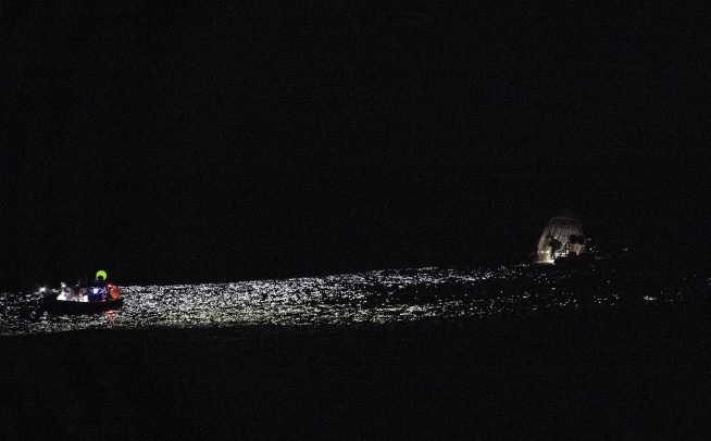 Four astronauts return to Earth in SpaceX capsule to wrap up six-month station mission