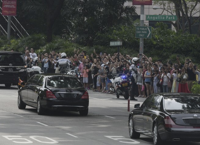 Kim lands in Singapore ahead of high-stakes Trump summit