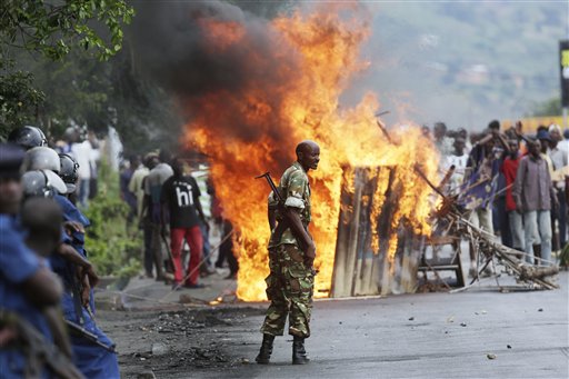 Burundi Red Cross: 3 killed in clashes with security forces