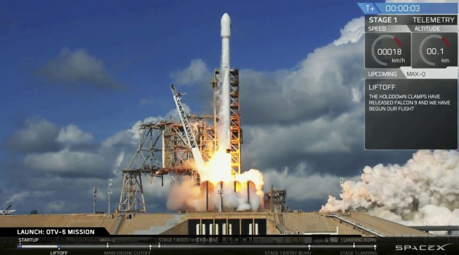 SpaceX launches Air Force's super-secret minishuttle