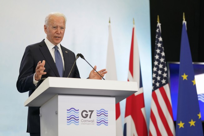 After G-7, Biden says he's reestablishing US credibility