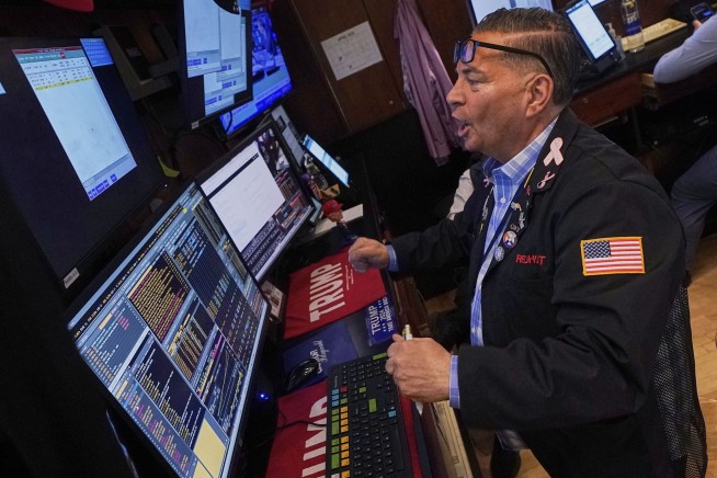 Wall Street rises and markets rally worldwide as Trump softens his tough talk on tariffs and the Fed