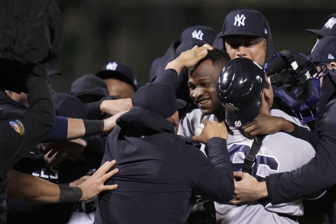 Yankees pitcher Domingo Germán throws 1st perfect game since 2012. It’s the 24th in MLB history