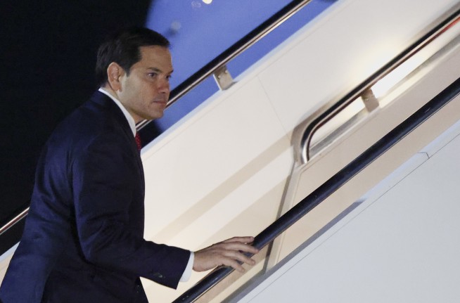 Plane carrying Secretary of State Rubio to Europe turned around because of a mechanical issue