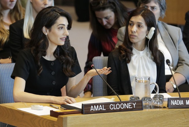 Amal Clooney: Prosecute Islamic State extremists for rape