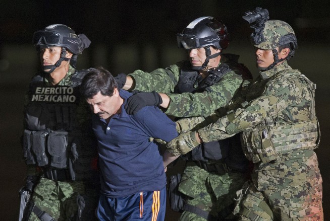 Drug lord 'El Chapo' Guzman recaptured by Mexican marines