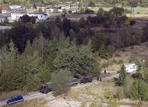 Polish army checks site of alleged tunnel with Nazi train