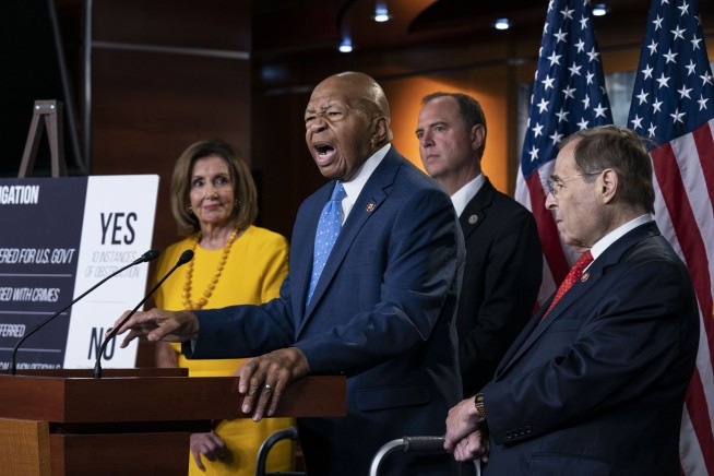 Trump attacks majority-black district represented by critic