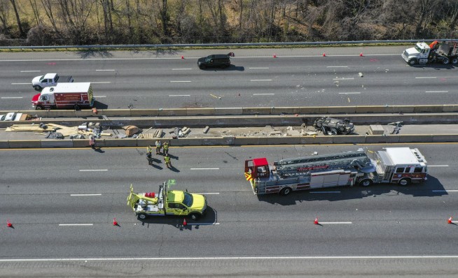 Police: 6 dead after work-zone crash on Baltimore Beltway