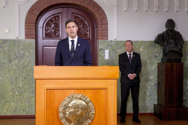 Nobel Peace Prize given to Japanese organization Nihon Hidankyo for its work against nuclear weapons