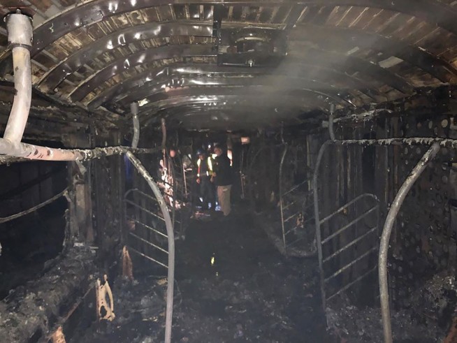 NYC subway driver killed in fire being investigated as crime