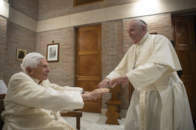 Retired pope hopes to soon join friends in 'the afterlife'