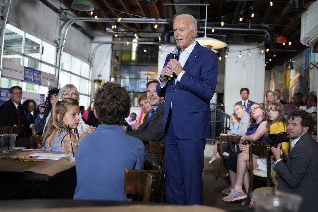 In 'blue wall' push, Biden defiantly says he's 'not going anywhere' as he slams Trump, Project 2025
