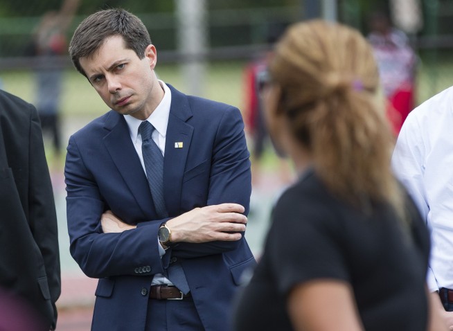 Buttigieg criticized at emotional town hall after shooting