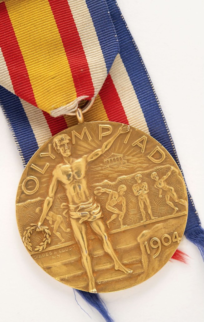 A rare gold medal from the 1904 St. Louis Olympics sells for $545,371 at auction
