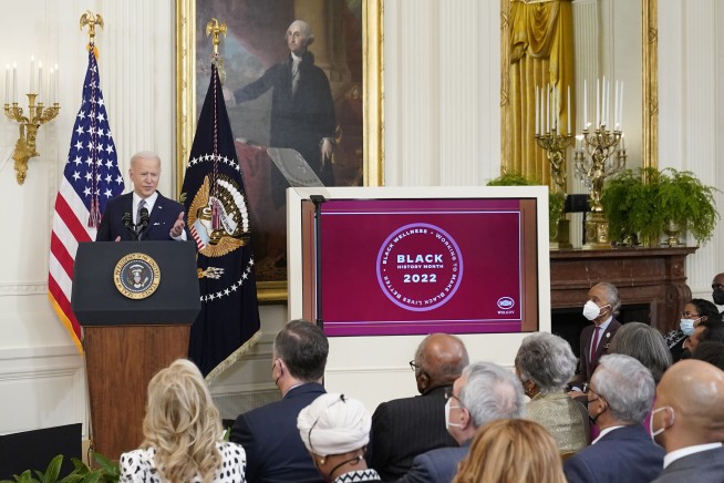 Biden closes out Black History Month with White House event