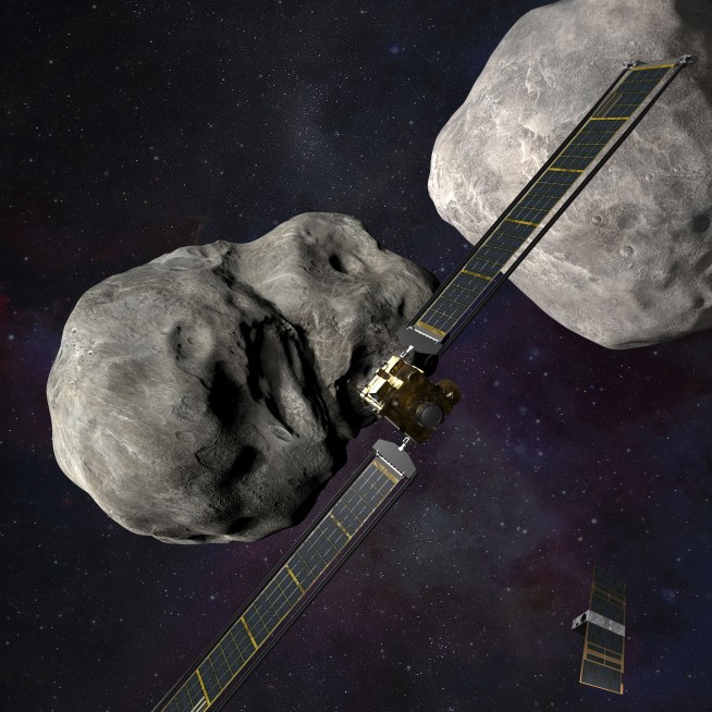 Bam! NASA spacecraft crashes into asteroid in defense test