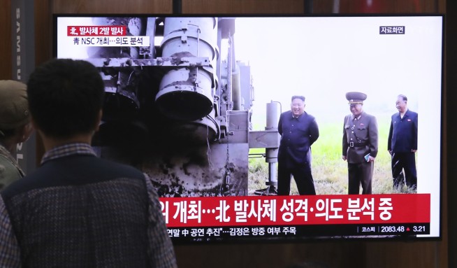 N. Korea fires 2 missiles in the sea amid stalled talks