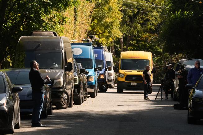 Multiple gunshots fired near Rihanna’s LA home and a woman is taken into custody