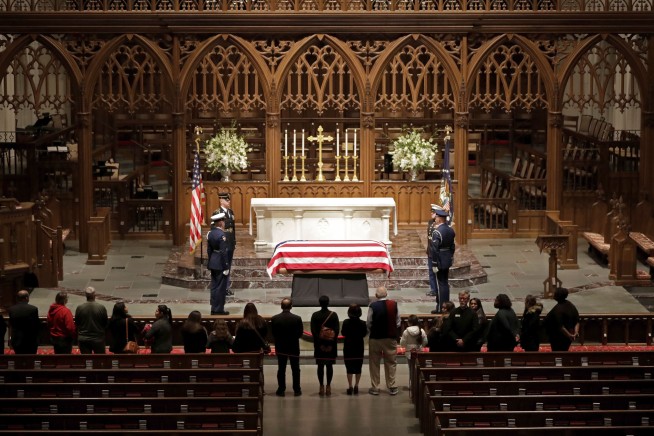 Bush, president and patriarch, is home for Texas burial