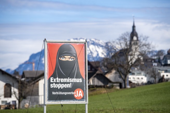 Swiss narrowly back proposal to ban face coverings in public