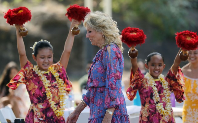 Jill Biden treated for puncture on foot after Hawaii visit