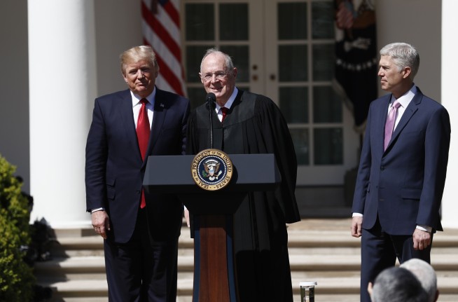 Gorsuch sworn into Supreme Court, vows to serve Constitution