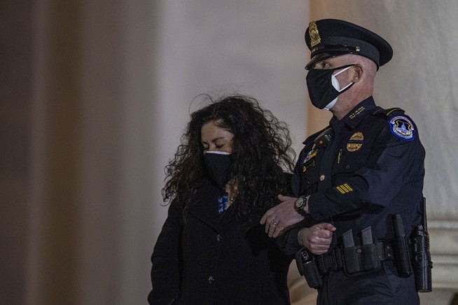 Biden pays respects to Capitol officer as he lies in honor