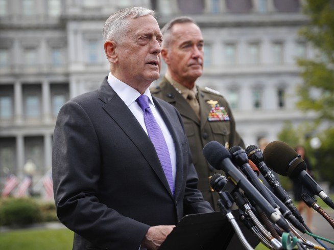 Mattis: NKorea threat would bring massive military response