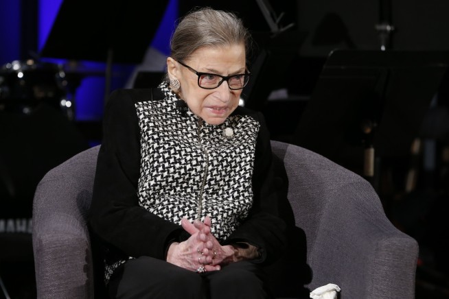 Justice Ginsburg treated in hospital for possible infection