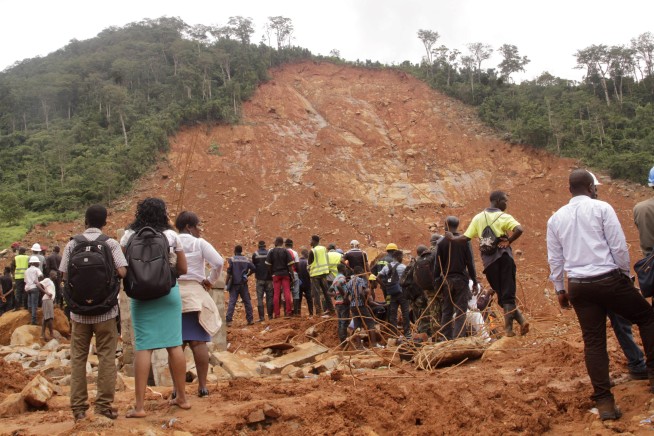 More than 300 dead, 600 missing in Sierra Leone mudslides