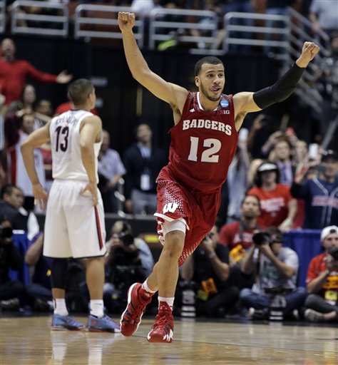 Wisconsin beats Arizona 64-63 in OT in West Region