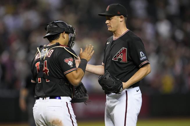 Diamondbacks pitcher Zac Gallen, on catcher Gabriel Moreno