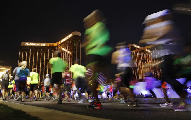 Ramped up security at Las Vegas marathon after mass shooting