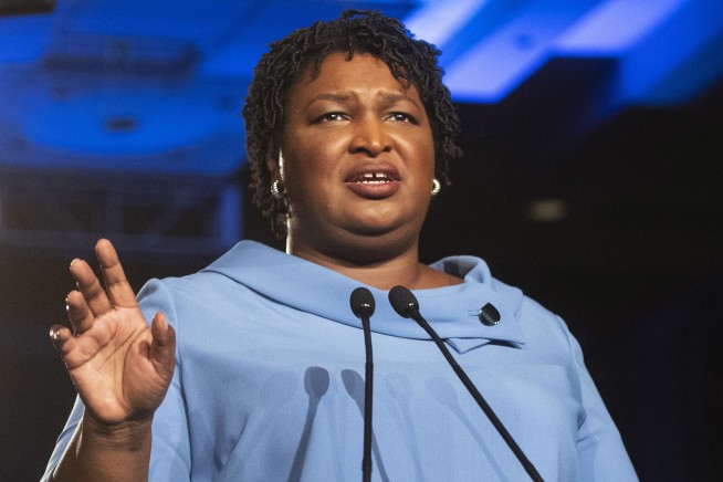 Abrams rebuts Trump: 'We do not succeed alone'