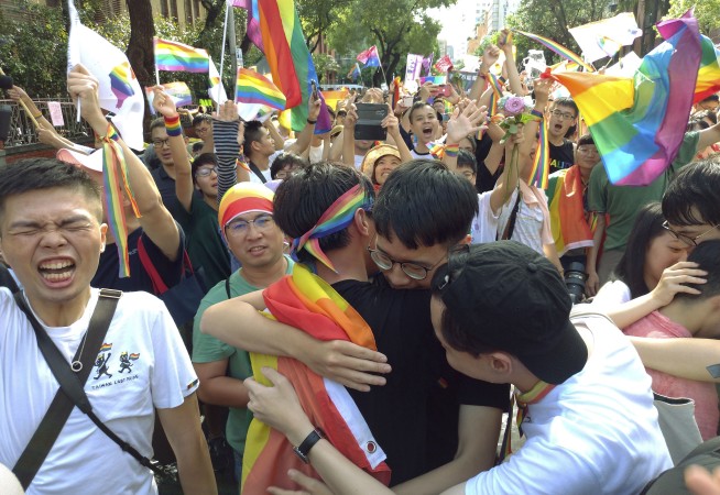Taiwan approves same-sex marriage in first for Asia