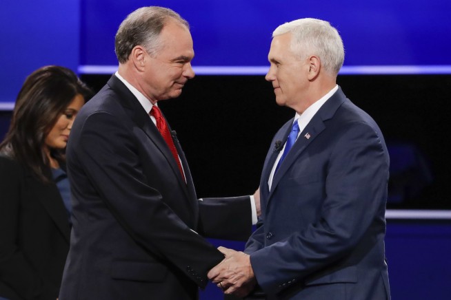 The Latest: Updates from the vice presidential debate