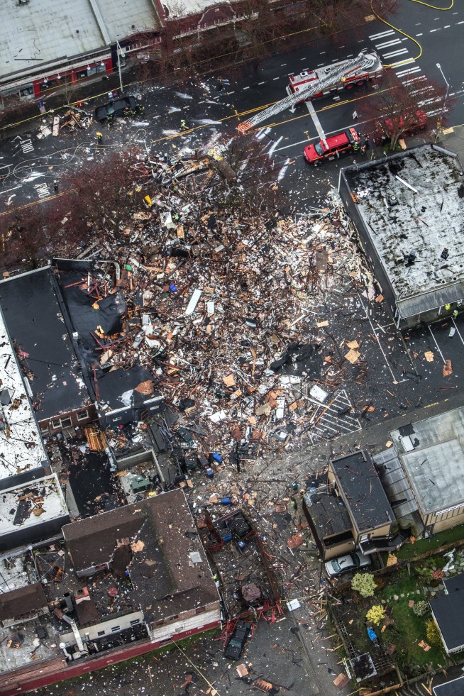Seattle blast levels buildings, causes no serious injuries