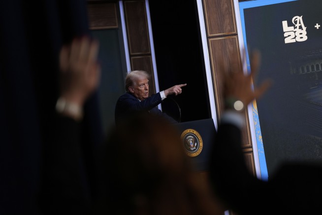 Trump creates task force to prepare for 2028 Olympic Games in Los Angeles