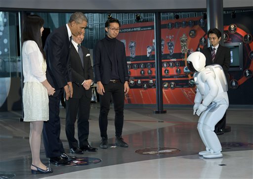 WHITE HOUSE NOTEBOOK: Obama's robot summit