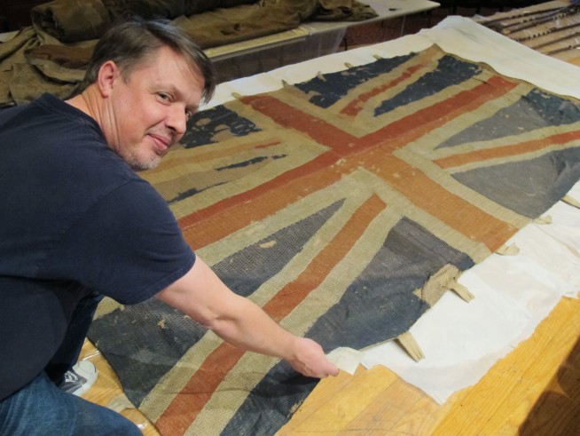Navy rediscovers captured flags hidden for nearly 100 years