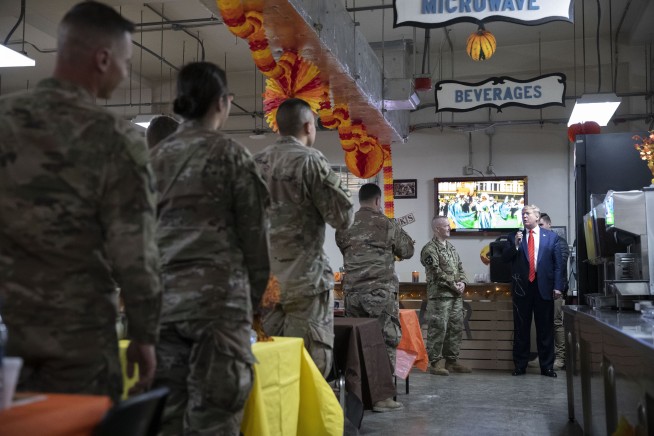 Trump in Afghanistan for surprise Thanksgiving visit