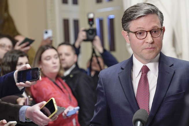 Speaker Johnson insists he's sticking to budget deal but announces no plan to stop partial shutdown