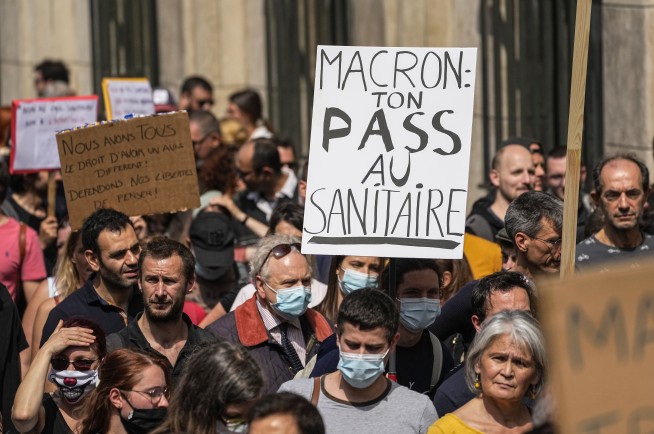 France: Thousands protest against vaccination, COVID passes