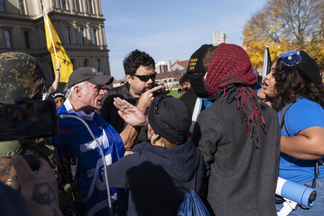Elation and Anger: Catharsis in the streets as election ends