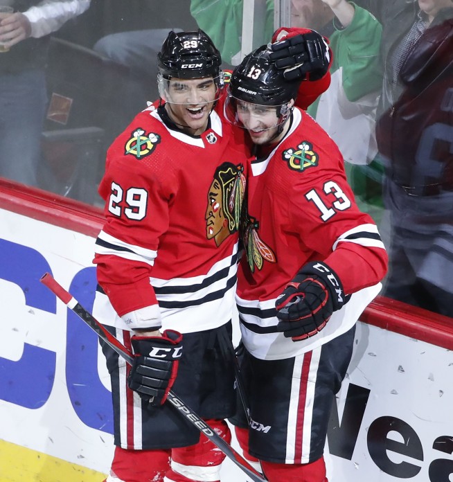 Emergency G pressed into action in Blackhawks win