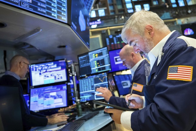 Stocks turn mixed on Wall Street a day after big sell-off